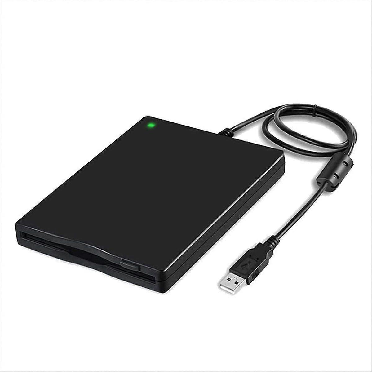 USB Floppy Disk Reader Drive 3.5 Inch FDD Portable 1.44 MB External Diskette Drive for PC Laptop De