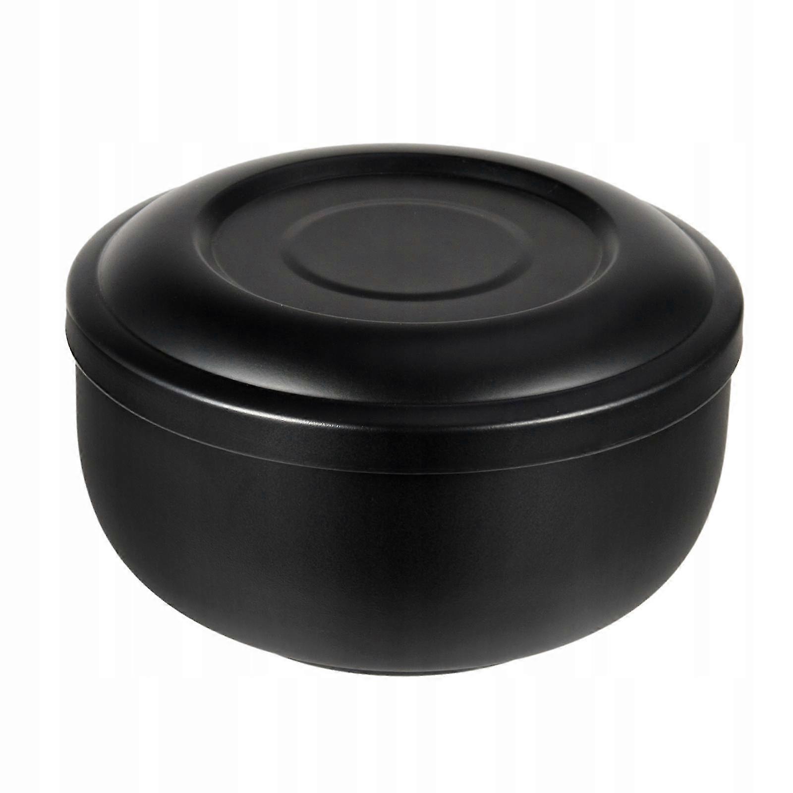 وعاء حلاقة من الفولاذ المقاوم للصدأ مع وعاء خلط غطاء أسهل في الرغوة الصفراء