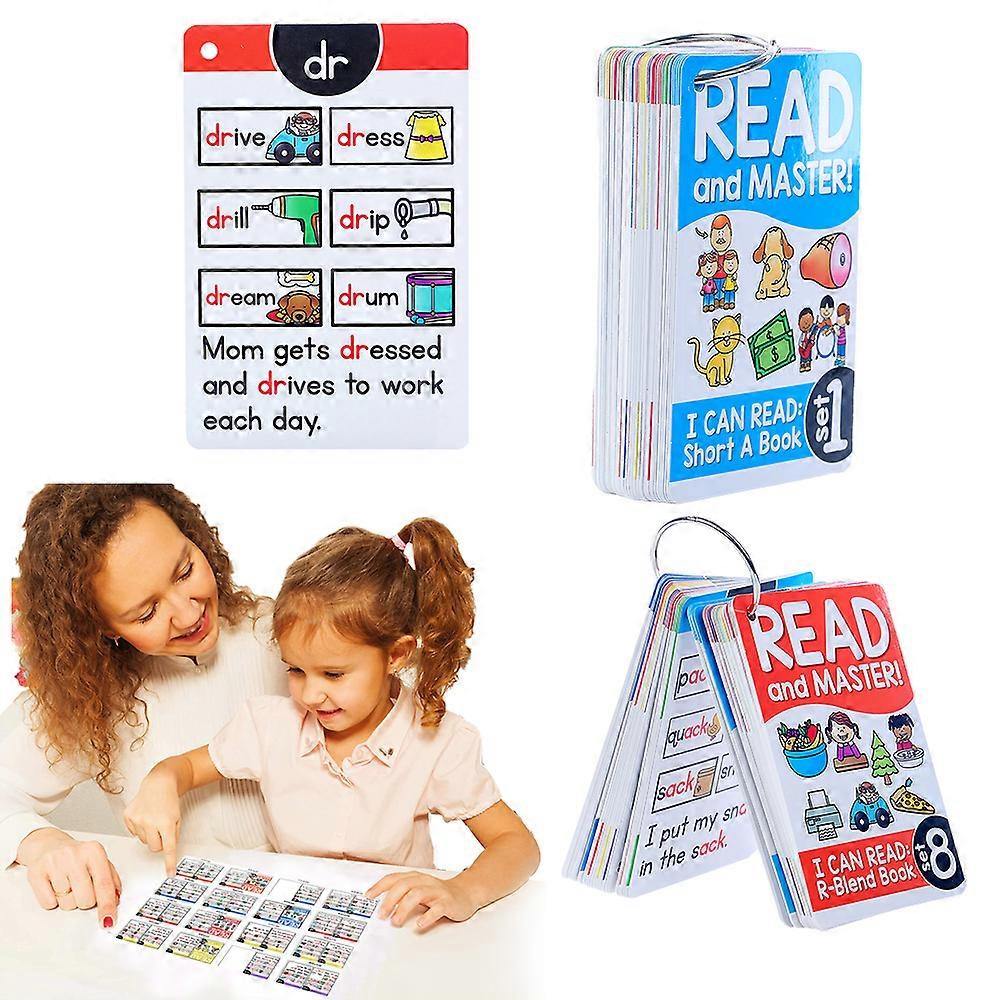 67Pcs Phonics Flash Cards Sight Words Flash Cards Phonics Games for Kids