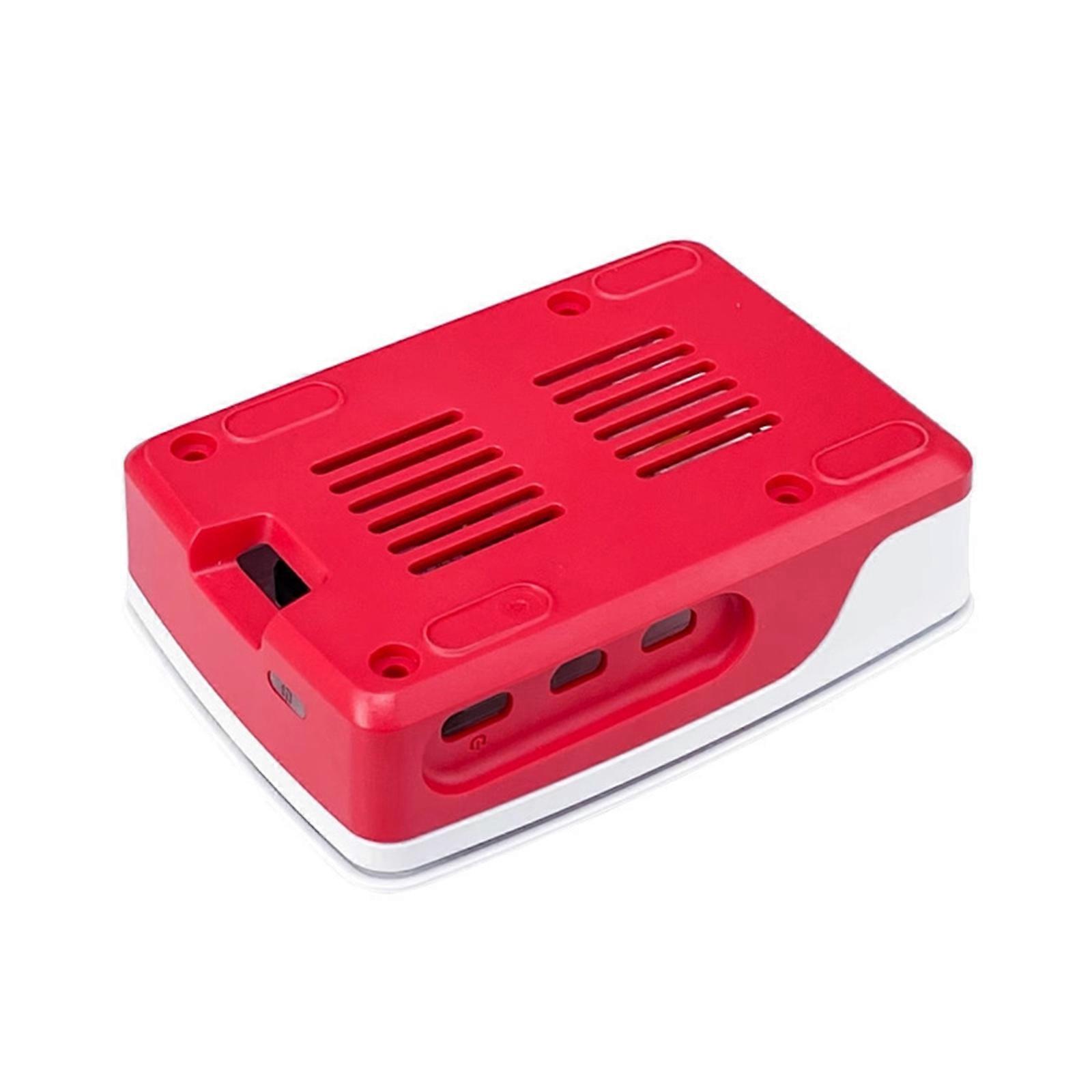 Sleek Protective Case with Cooling Fan for RaspberryPi 5 Improve Functionality for Your Electronics Multicolor
