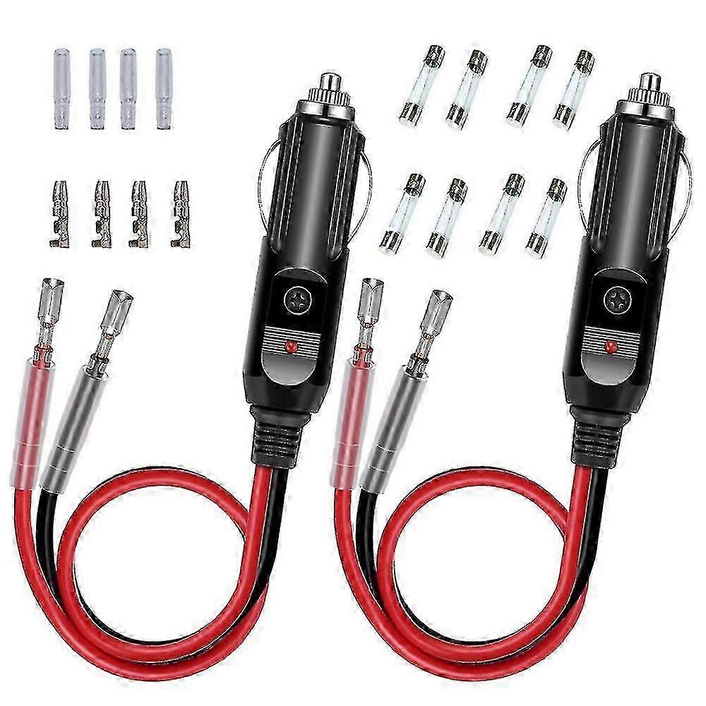 Car power adapter for 12v/24v with 16 AWG cable