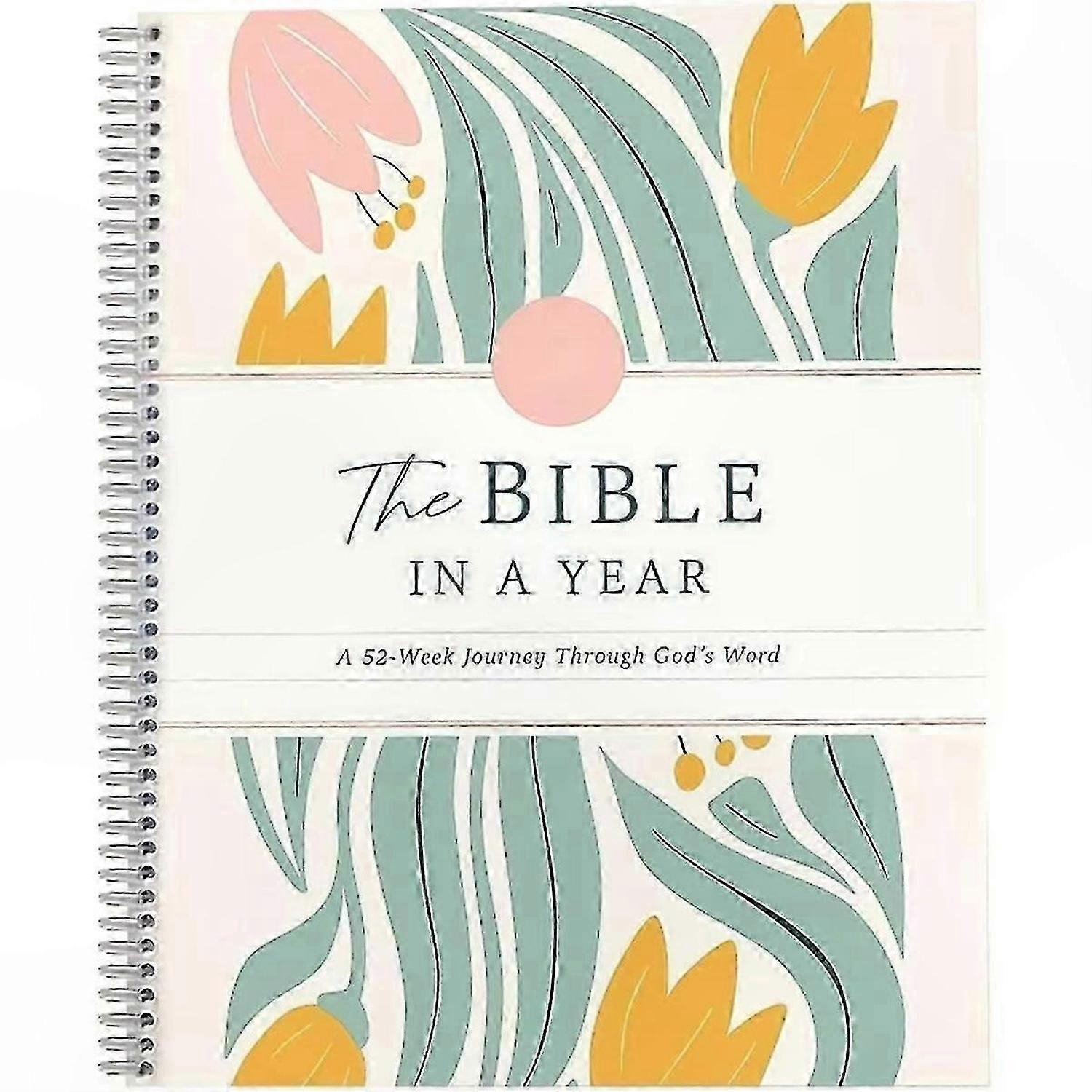 52-Week Bible Study Plan: Spiral Guide for Yearly Scripture Exploration