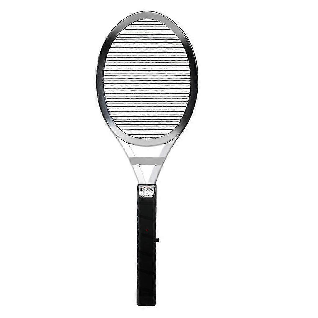 Mosquito raquet for outdoor use, electric fly swatter with 1-layer mesh design
