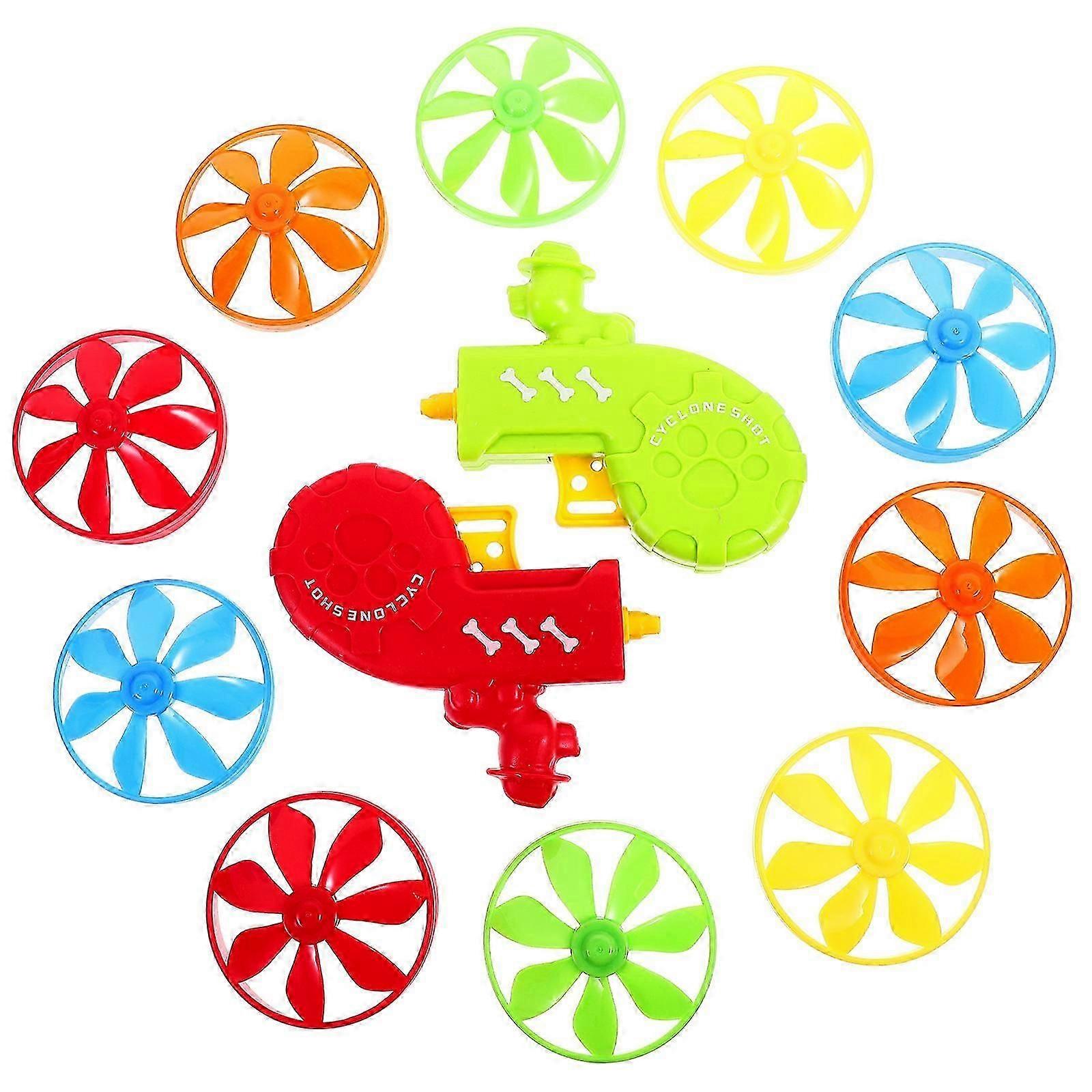 Cat Flying Disc Saucer Launcher Fetching Toy For Interactive Play Indoor Outdoor Use Blue 1Pc hwyno.226SH