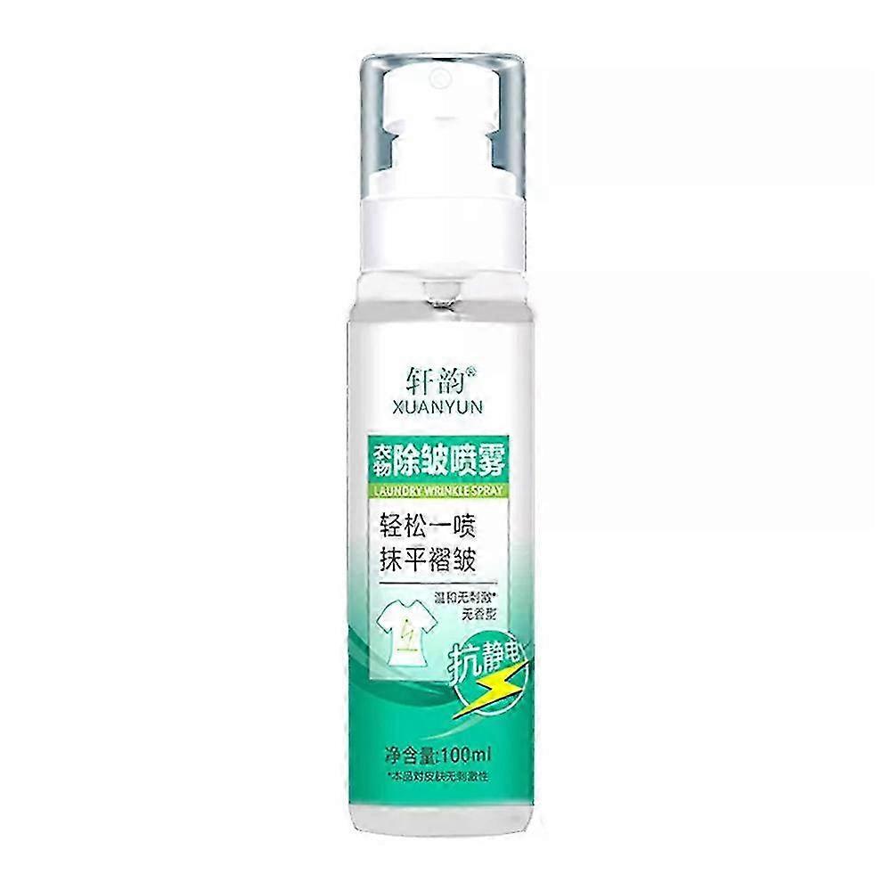 Wrinkle Release Spray, Natural Liquid All-purpose Clothes Fabric Static Removing Spray 100ml_li