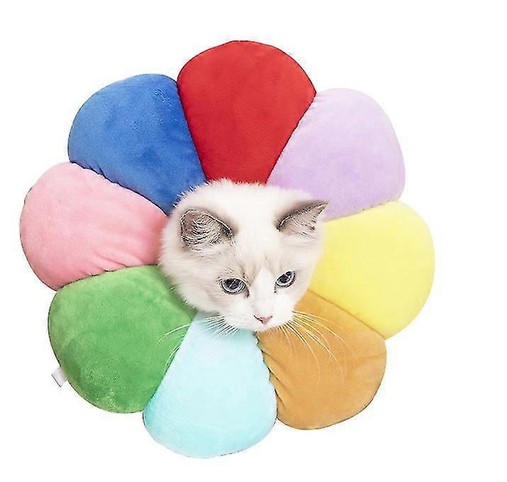 猫と犬の太陽の花医療カラーアンチバイトとアンチ舐めペット用品