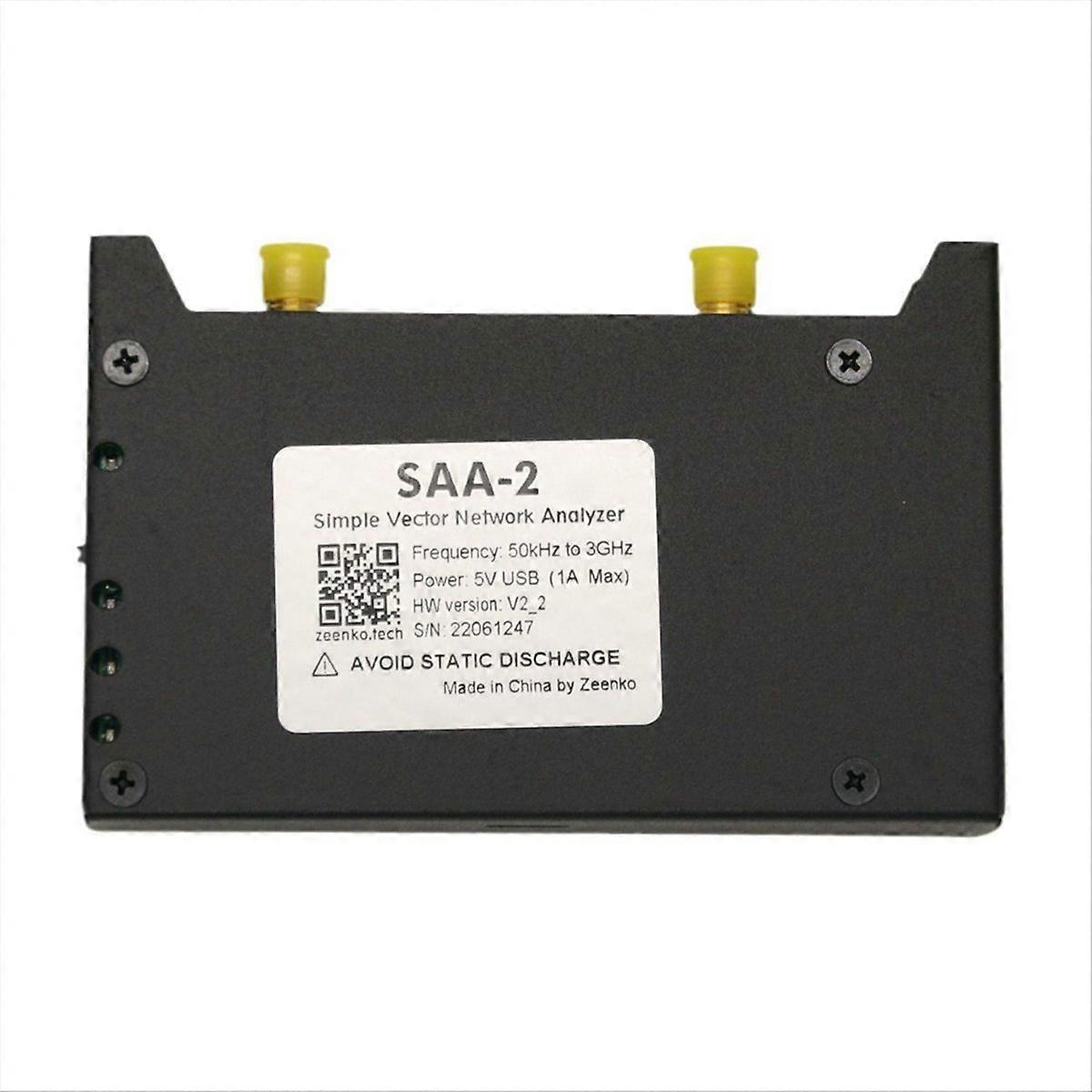 Analyseur de réseau vectoriel 3G SAA-2 NanoVNA V2 HF VHF UHF VNA Analyseur d’antenne avec écran de 2,8 pouces Handhe