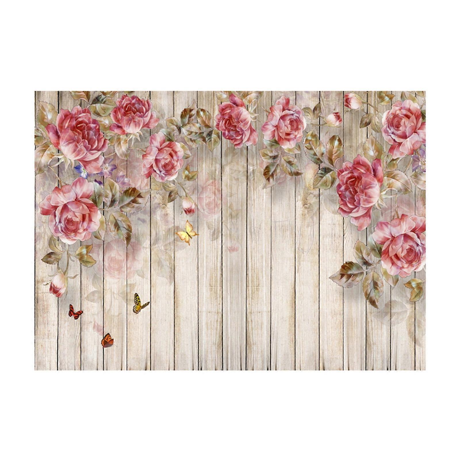 Yakbaofuo Shooting Props 3D Background Cloth Imitation Wood Grain Photography Shooting Background Cloth