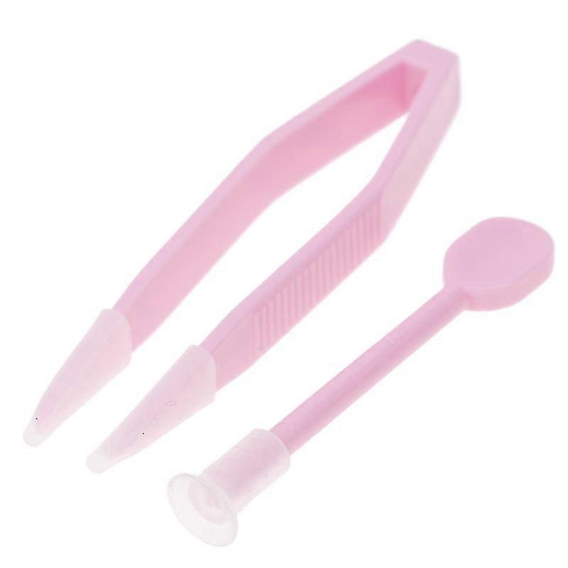 1 Set Multicolor Contact Lenses Tweezers And Suction Stick For Special Clamps Tool Contact Lens Inserter Remover