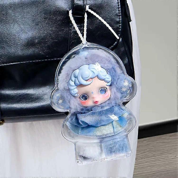 Transparent Protective Case For SkullPanda V2 SP Doll Transparent Portable Cable Organizer Box