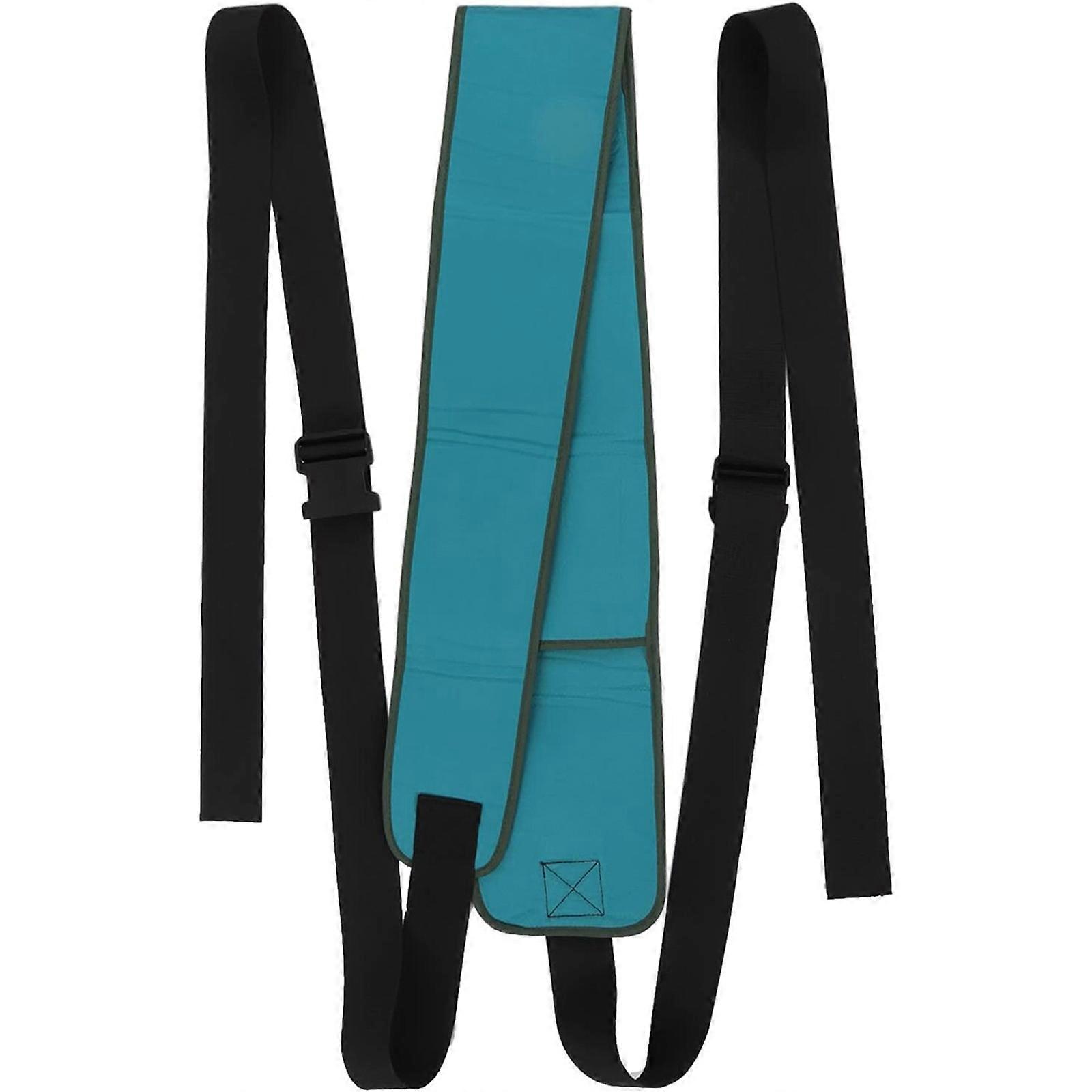 Adjustable Wheelchair Safety Belt For Elderly Patients With Soft Neoprene Padding And Quick Release Buckles  Green