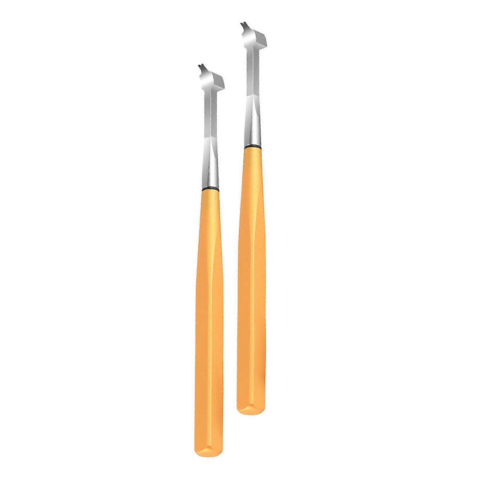 Pack of 2 Alloy Watch Hand Puller Tool with Ergonomic Grip Suitable for Comfortable Handling, Easy Needle&Pin Extraction  Yellow