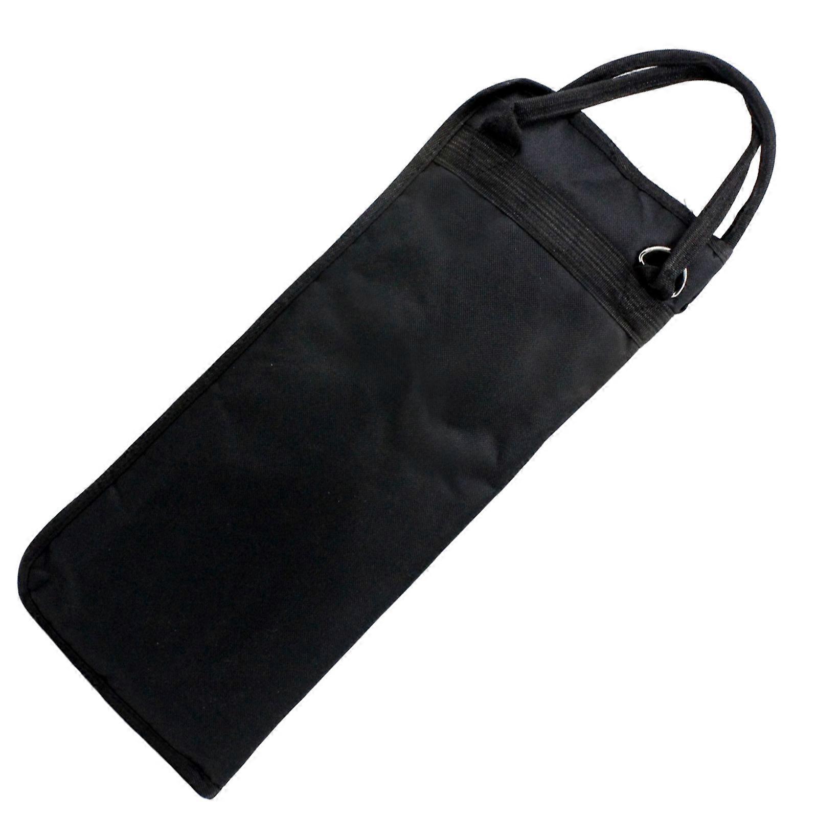 Drum Stick Bag with External Pocket, Standard Stick Bag with Carry Handle & Hook, Inside 4 Slot for Drumsticks Storage Multicolor