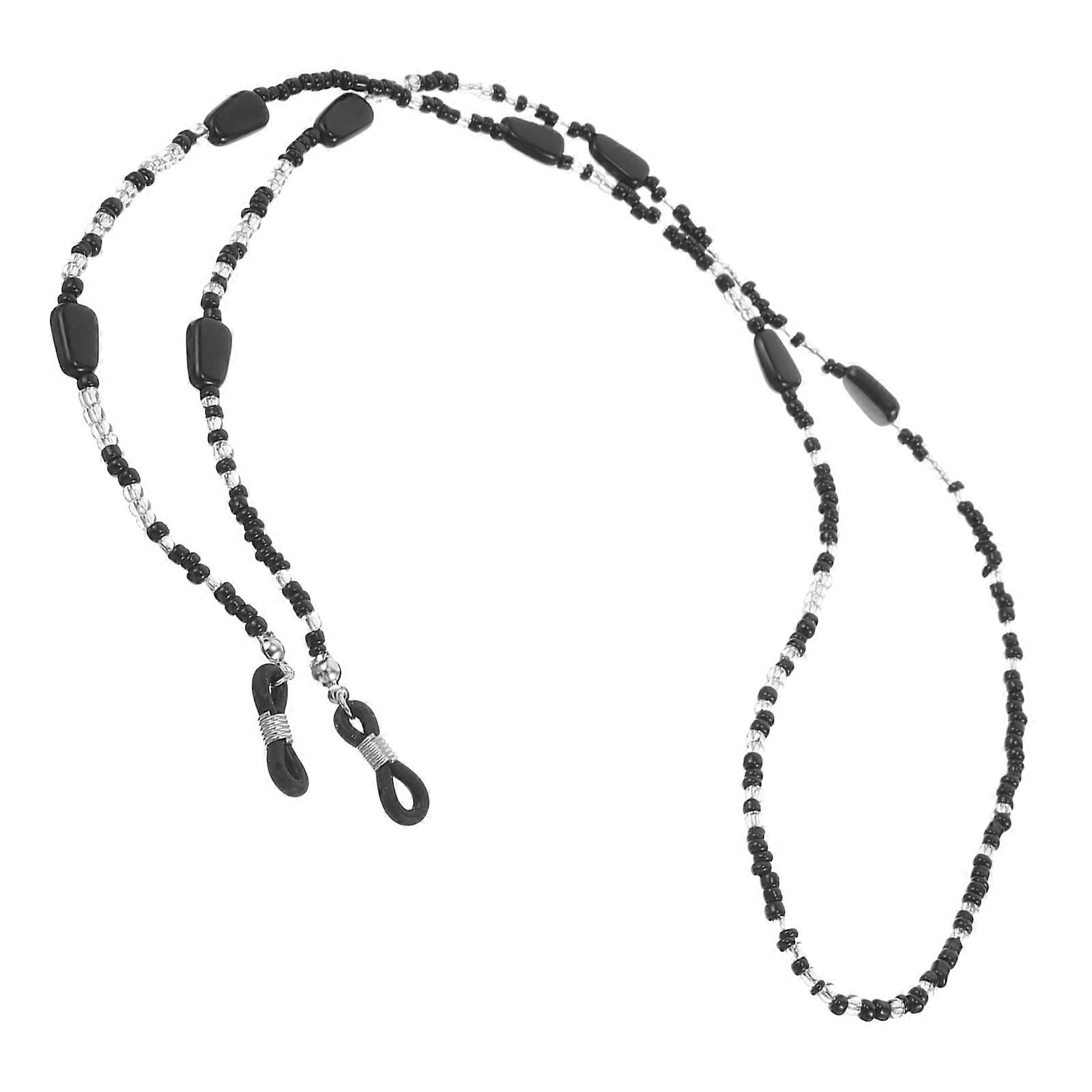 Handcrafted Beads Eyeglass Chain for Antislip Use with Vintage Design