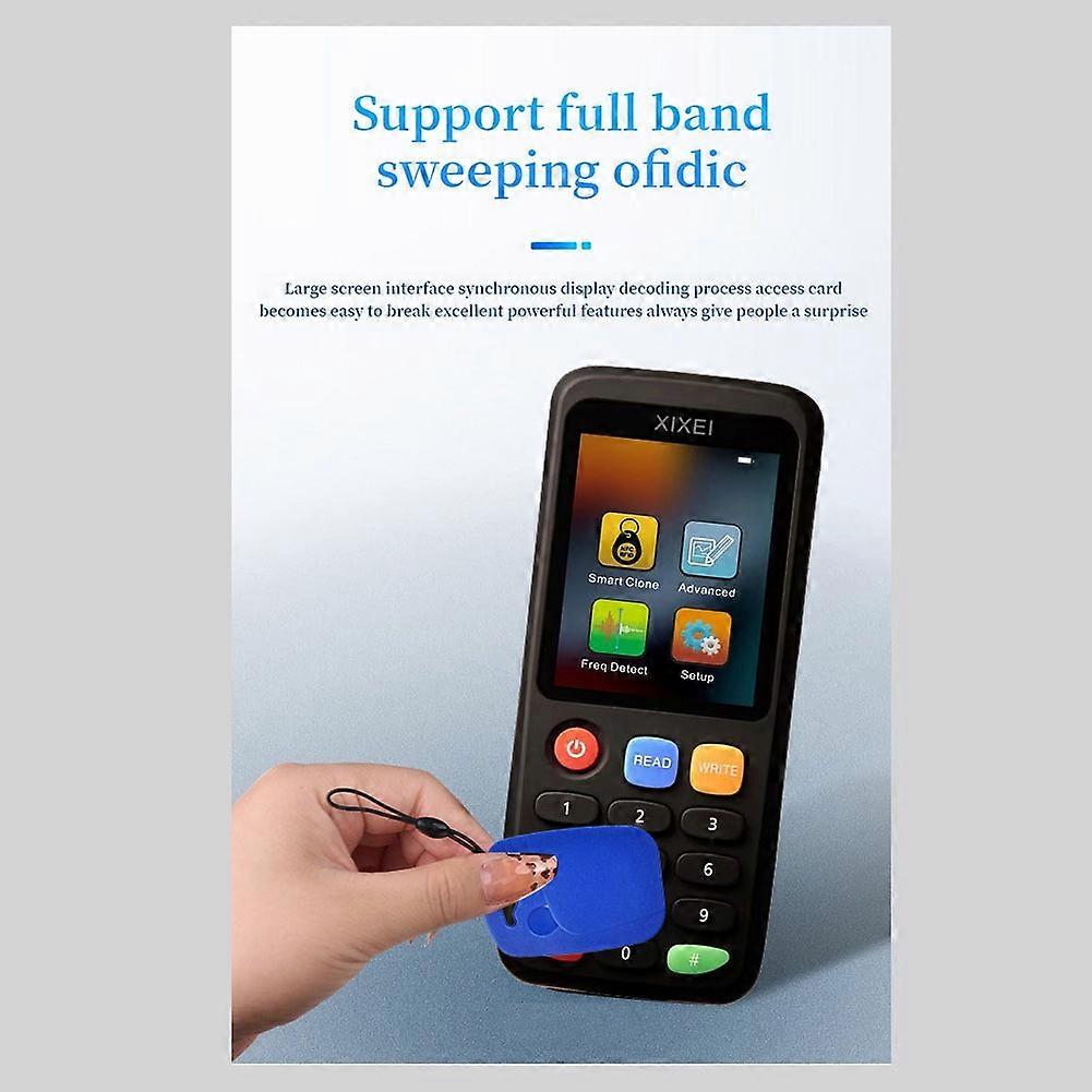 X7 NFC Decoder Duplicator Smart Card Reader Writer 125KHz 13.56MHz Badge Clone Card Key Machine Copier Clone Programmer