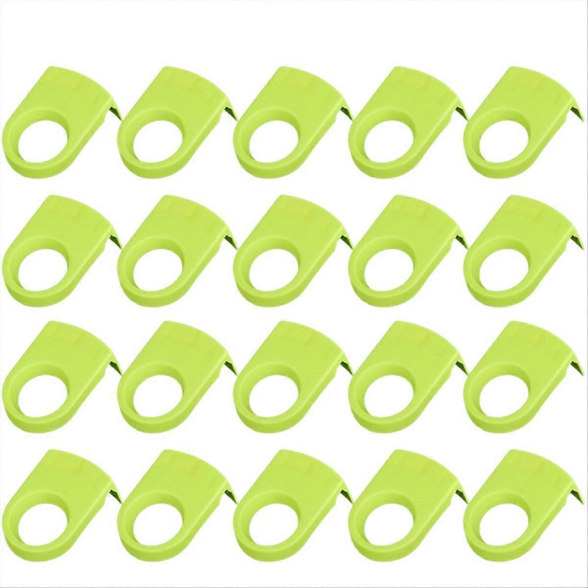 cocktail bottle clips, bottle holder plastic drinking clips, Green
