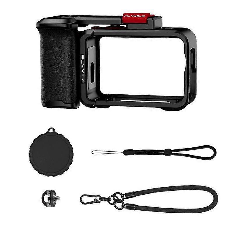 For DJI Osmo Action 6 Flymile Extended Cage Protective Frame Kit AC6016 Black