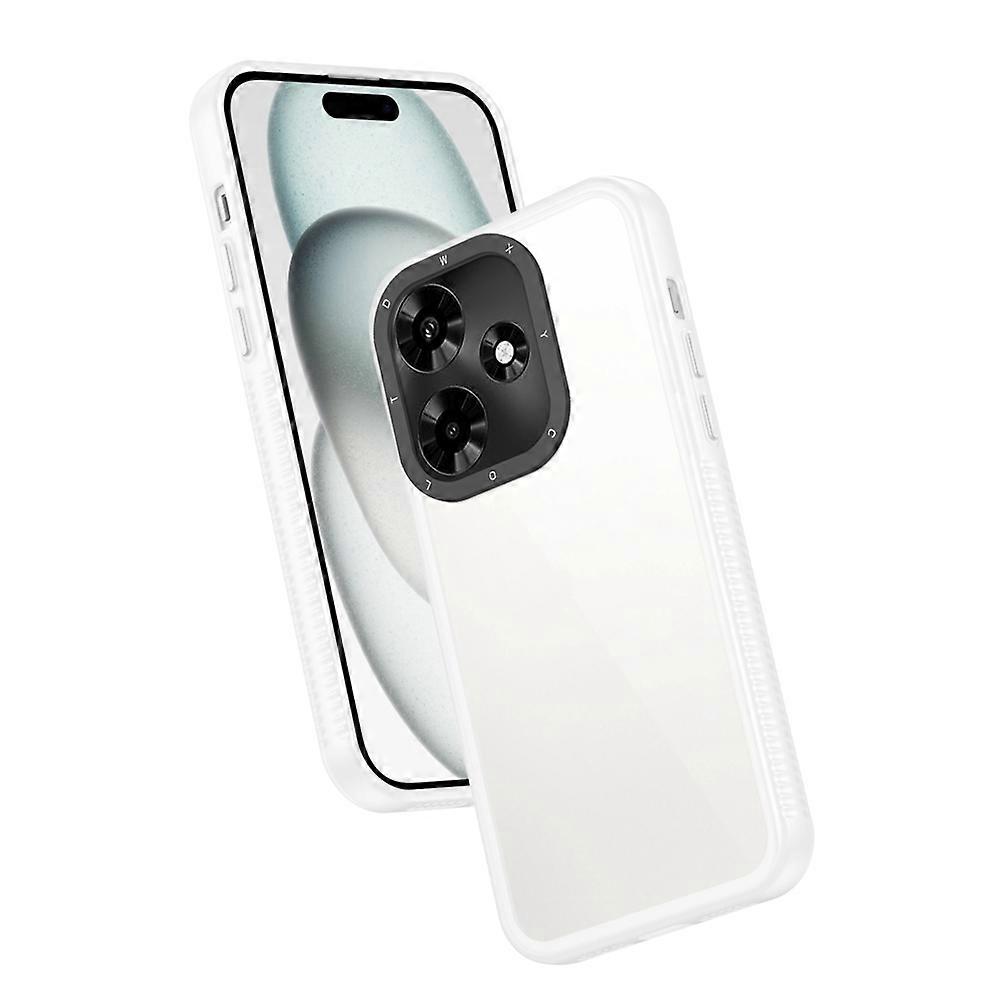 Frame Two Color Lens Ring TPU Phone Case