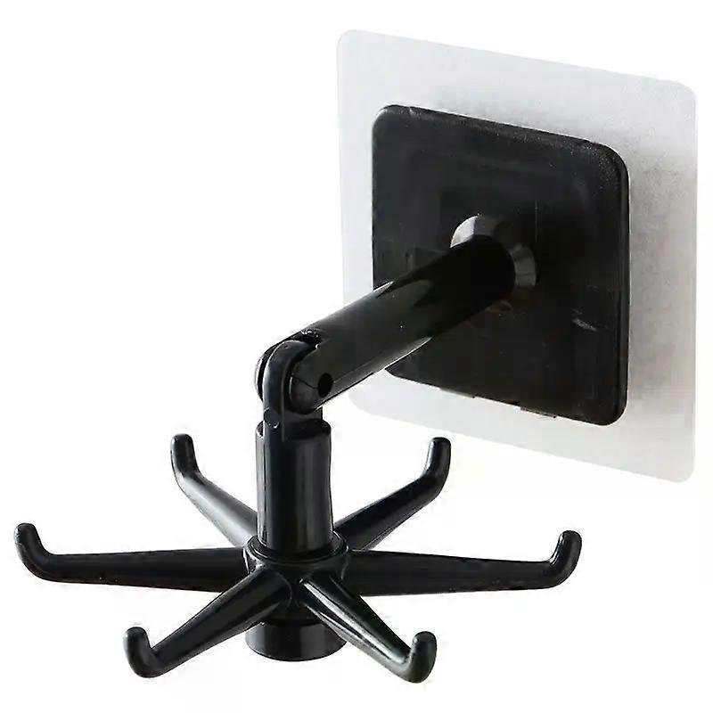 Kitchen Organizer Swivel Hooks Creative Hooks Hooks Hole-free Multifunctional Explosion Hooks Rotatable Dual-Use