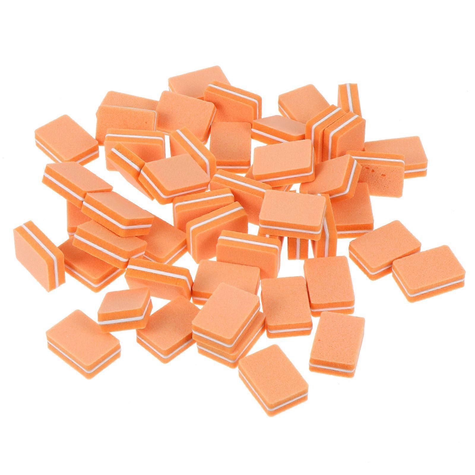 50pcs Mini Nail Buffer Blocks for Acrylic Gel Nails, Gentle Precision Buffing, Professional and Home Use