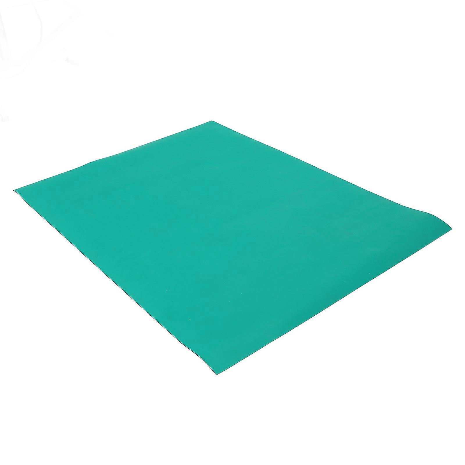 Green Rubber Anti Static Work Mat for Repairing Electronics High Temperature Resistant 0.6m x 0.8m x 2mm