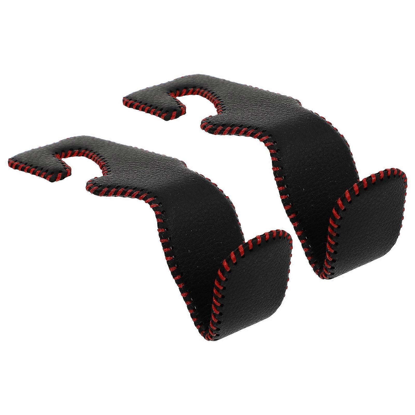 Durable Car Hooks PU Multi-Functional Storage Hooks 2Pcs
