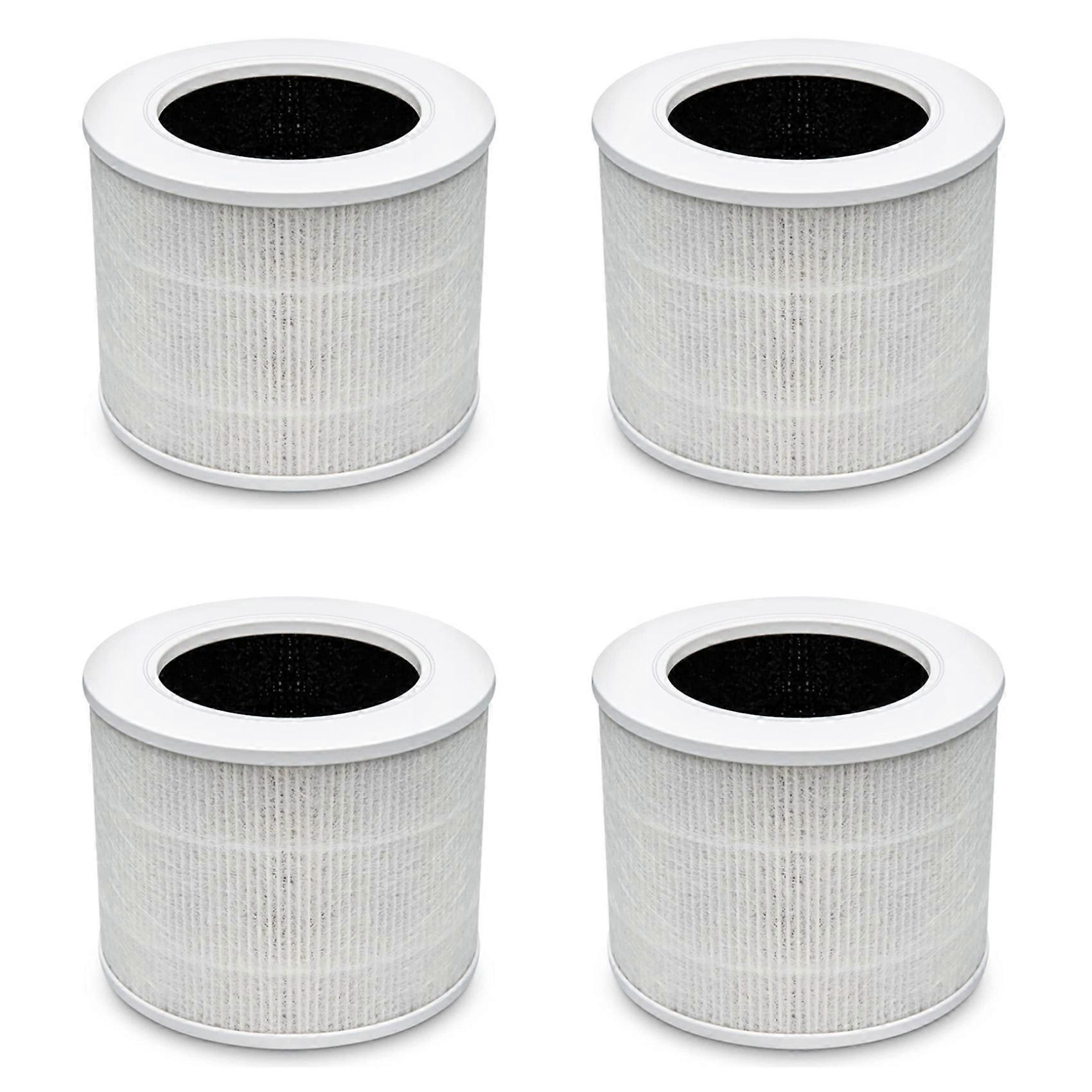 4Pcs Replacement Filter for LEVOIT Air Purifier Core Mini Part Core Mini-RF,H13 HEPA Filter 3In1 Activated Carbon Filter