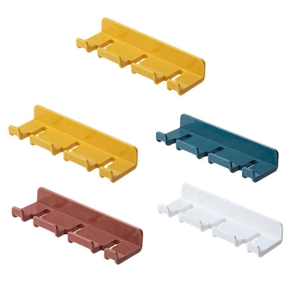 Toothbrush Holder Punch Free Rack for Storage 10Pcs Assorted