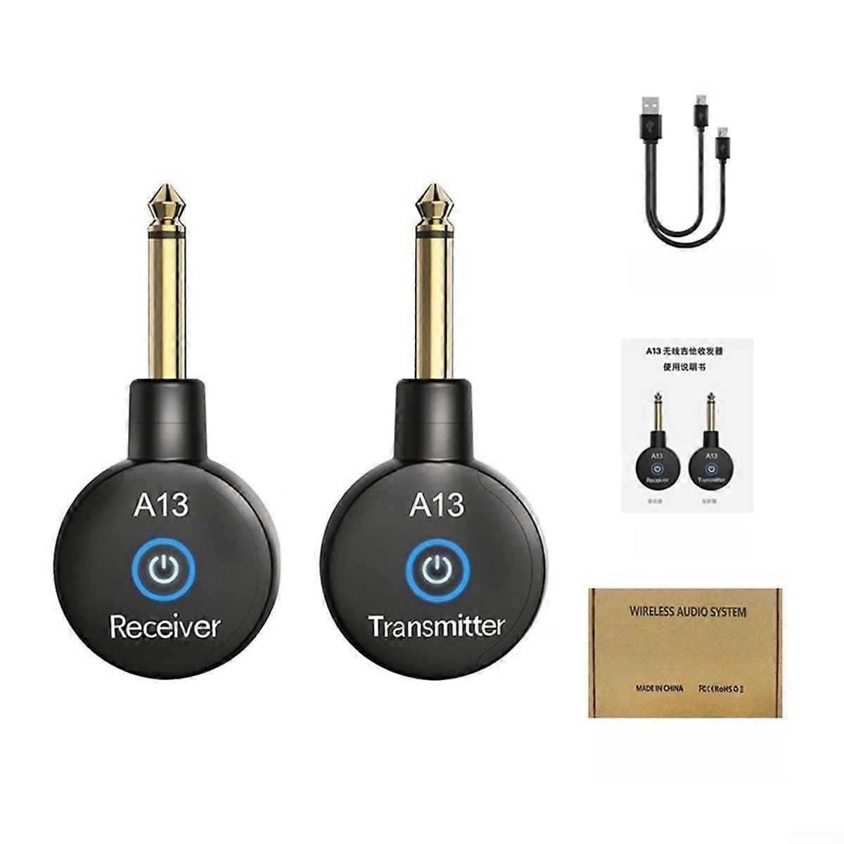 Pro Level 2 4GHz Wireless Audio Solution For Electric Guitars Rechargeable Transmitter And Receiver Easy Setup