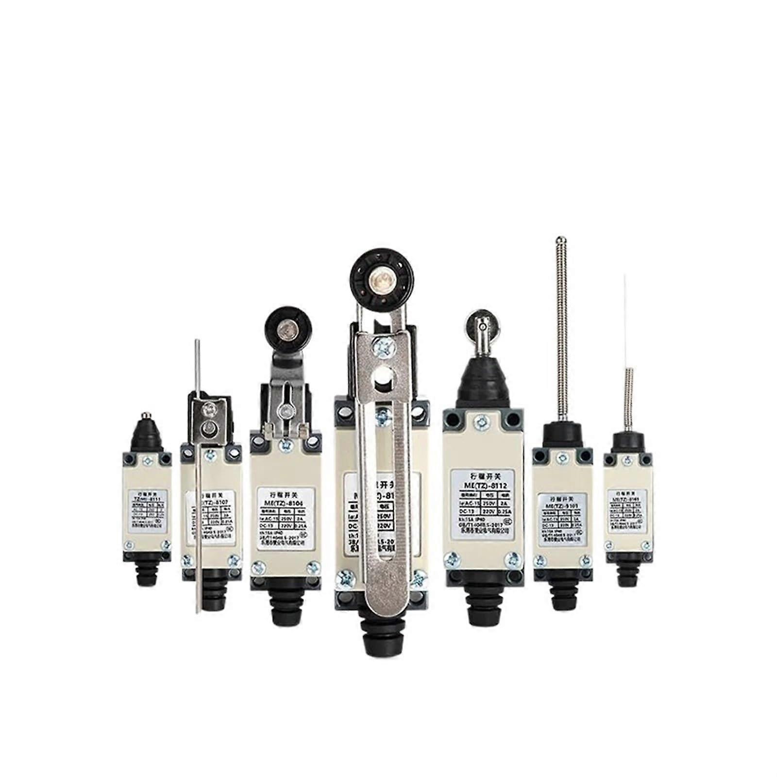 Limit Switch TZ8112 Rotary Adjustable Roller AC 250V 5A NO NC Durable Metal for Industrial Use