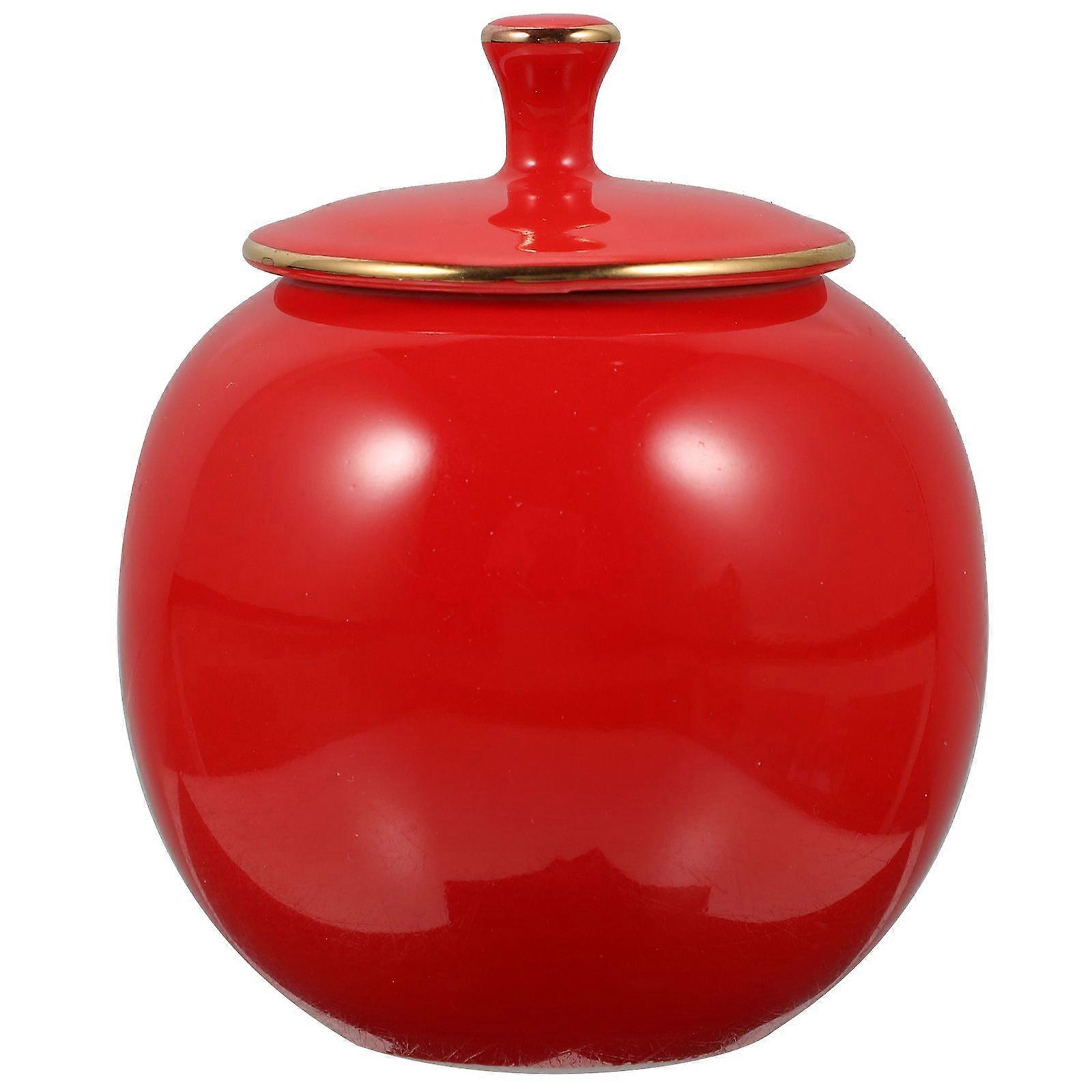 Ceramic Sugar Jar Ceramic Storage Jar Ceramic Tea Leaf Jar Ceramic Candy Holder Ceramic Jar
