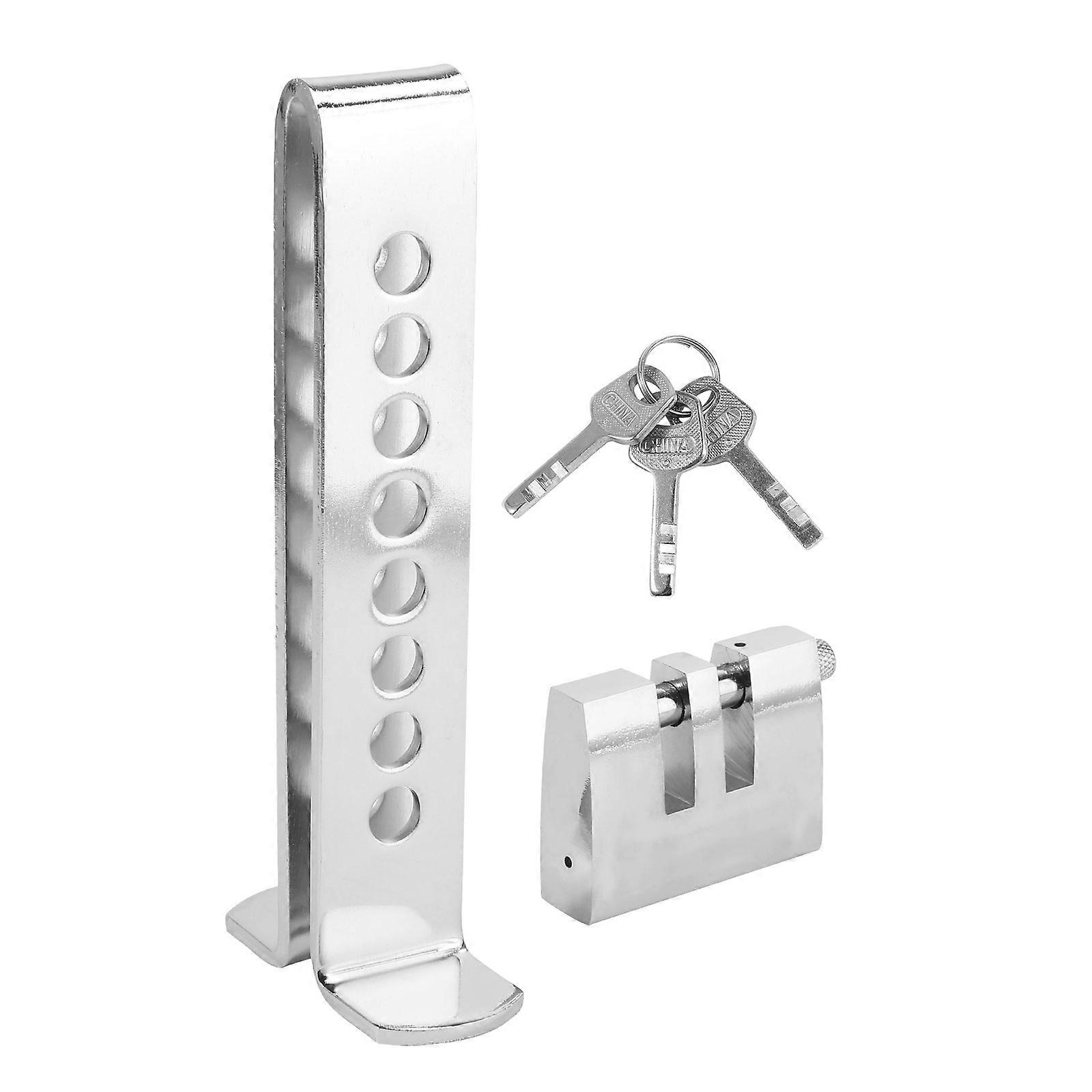 Direction Lock Auto Anti-Theft Clutch Lock Provides Security Silver