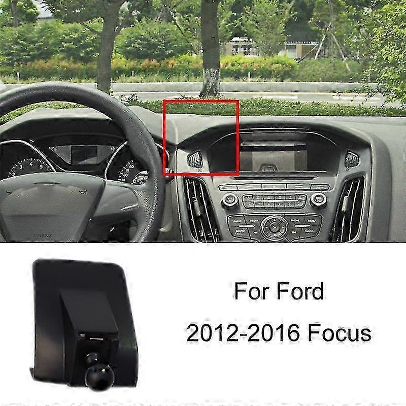For Ford Left Driving Car Special Mobile Phone Navigation Bracket Base 2025