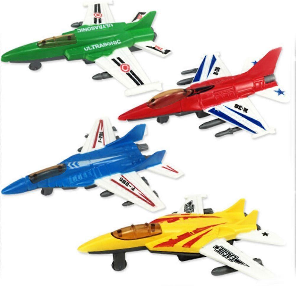 Legering Flygbussmodell Barn Barn Dragback Flygplan Stridsflygplan Passagerarplan Leksak Present