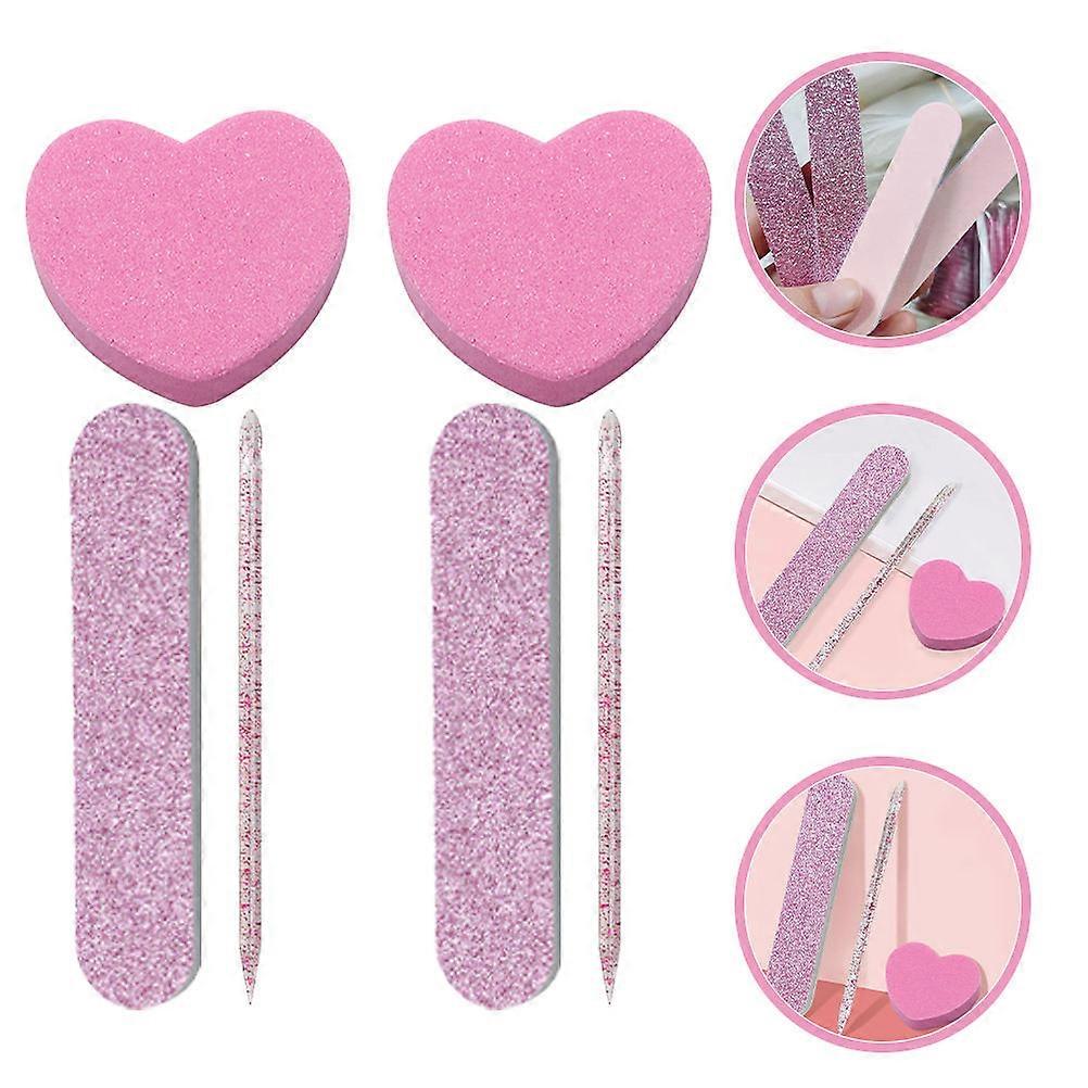 Manicure File Nail Buffer Blocks for Polishing 20Sets Nail Tools