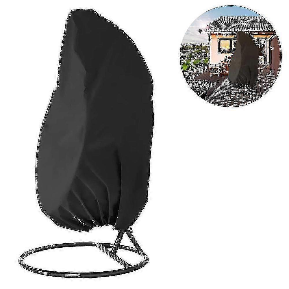 Hanging Chair Protective Cover, Waterproof, Windproof / Weatherproof  Black