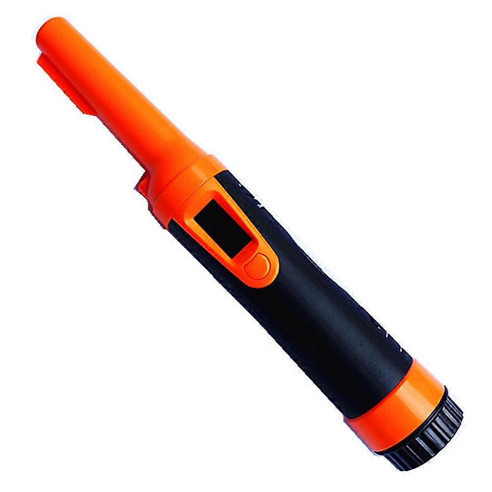 Pinpointing Metal Detector HS-10 High Sensitive Handheld Metal Detector Pinpointer Three Modes Waterproof Orange