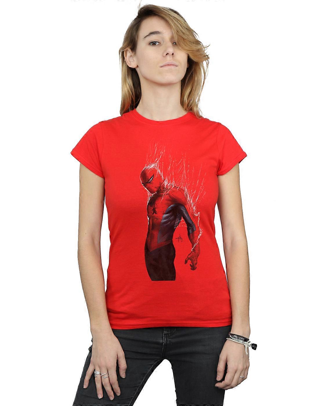 Marvel Women's Spider-Man Web Wrap T-Shirt