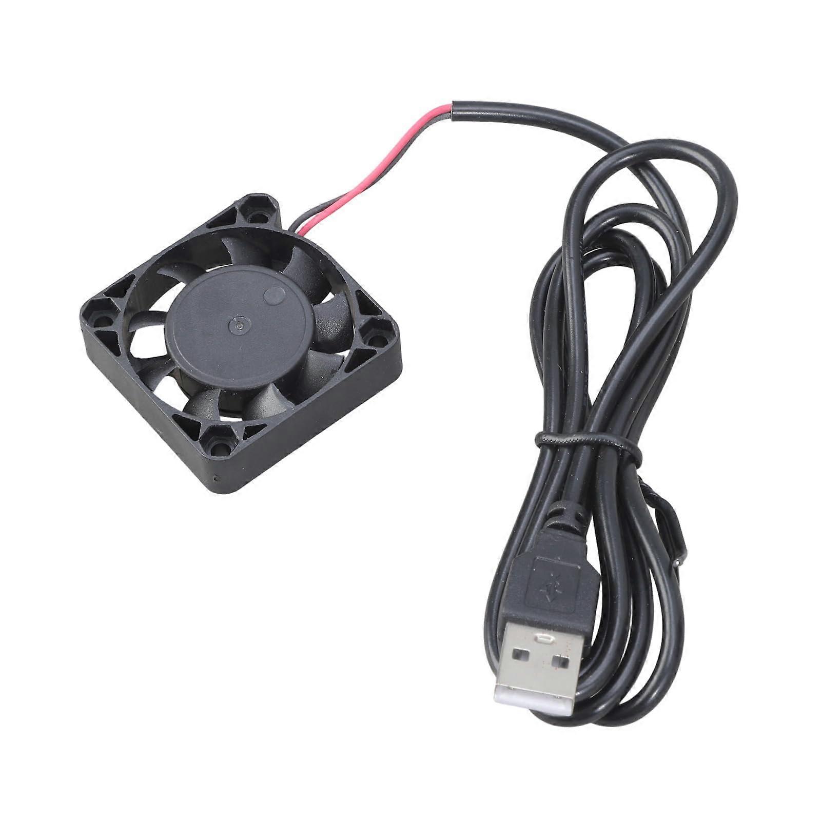 USB Cooling Fan 5V 40mm  Airflow Low Noise USB Powered for Printers and Networking Devices