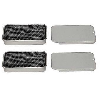 Alcohol Stove with Sliding Lid Design Wear Resistant 2 Pack Barbecue and Boiling Stove