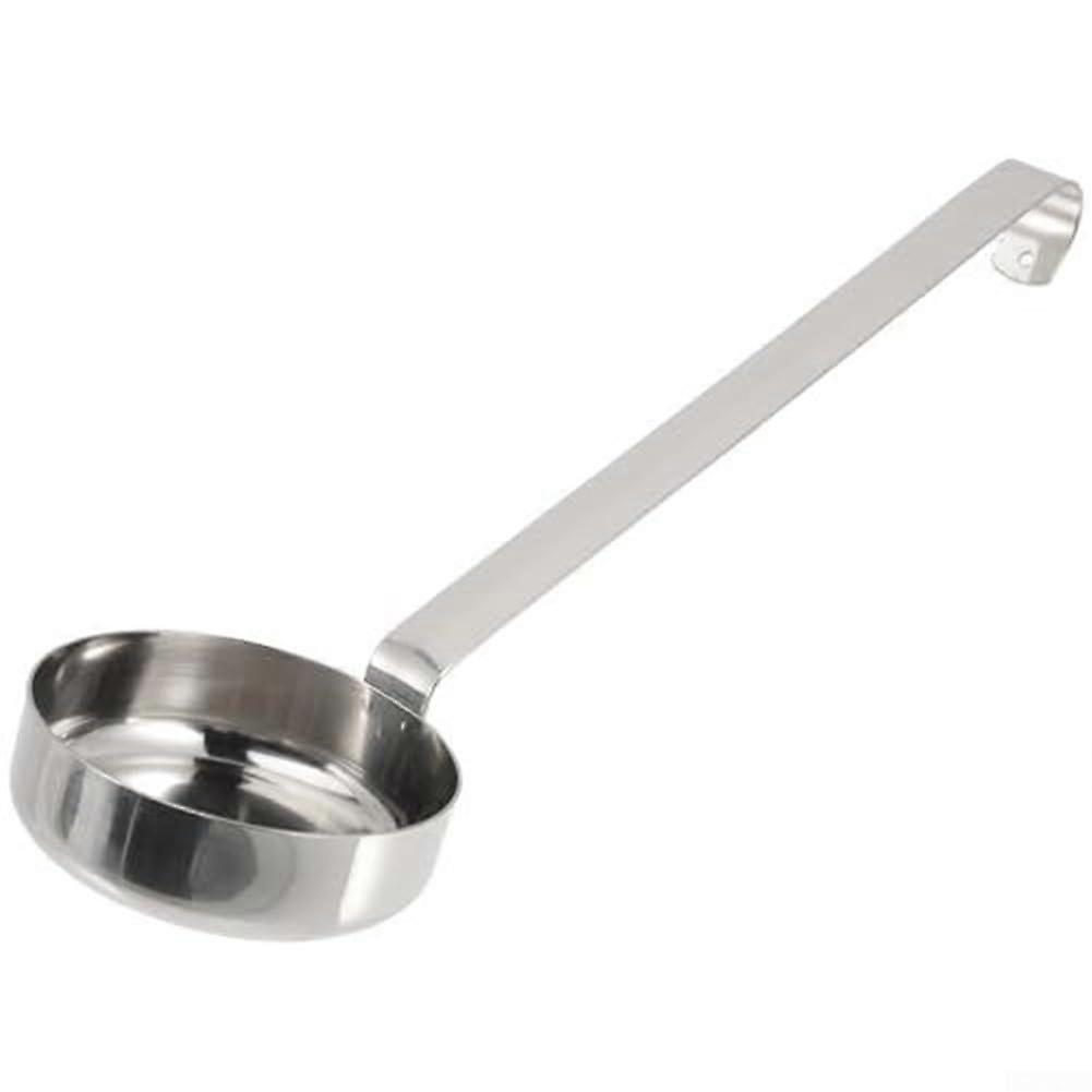 Pizza Sauce Spoon with Flat Bottom for Even Spreading and Precise Ounce Measurement