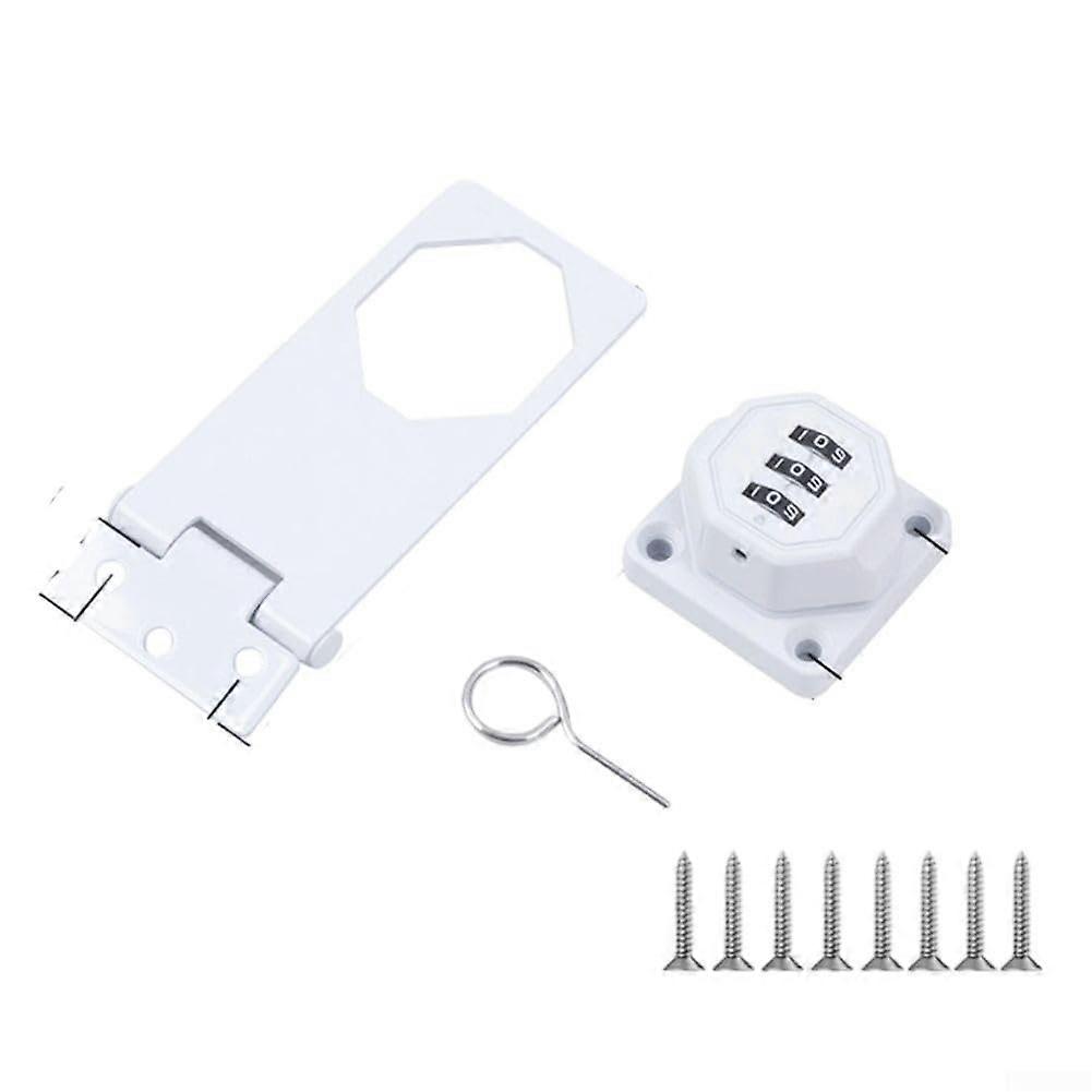 Combination Lock Zinc Alloy with Adjustable Code for Cabinets, Refrigerators, Drawers and Doors