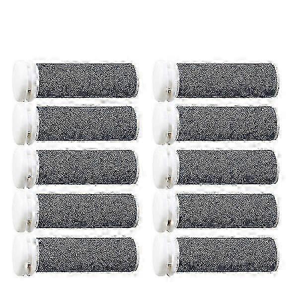 10-Pack Replacement Roller Heads for Emjoi Micro Pedi Nano