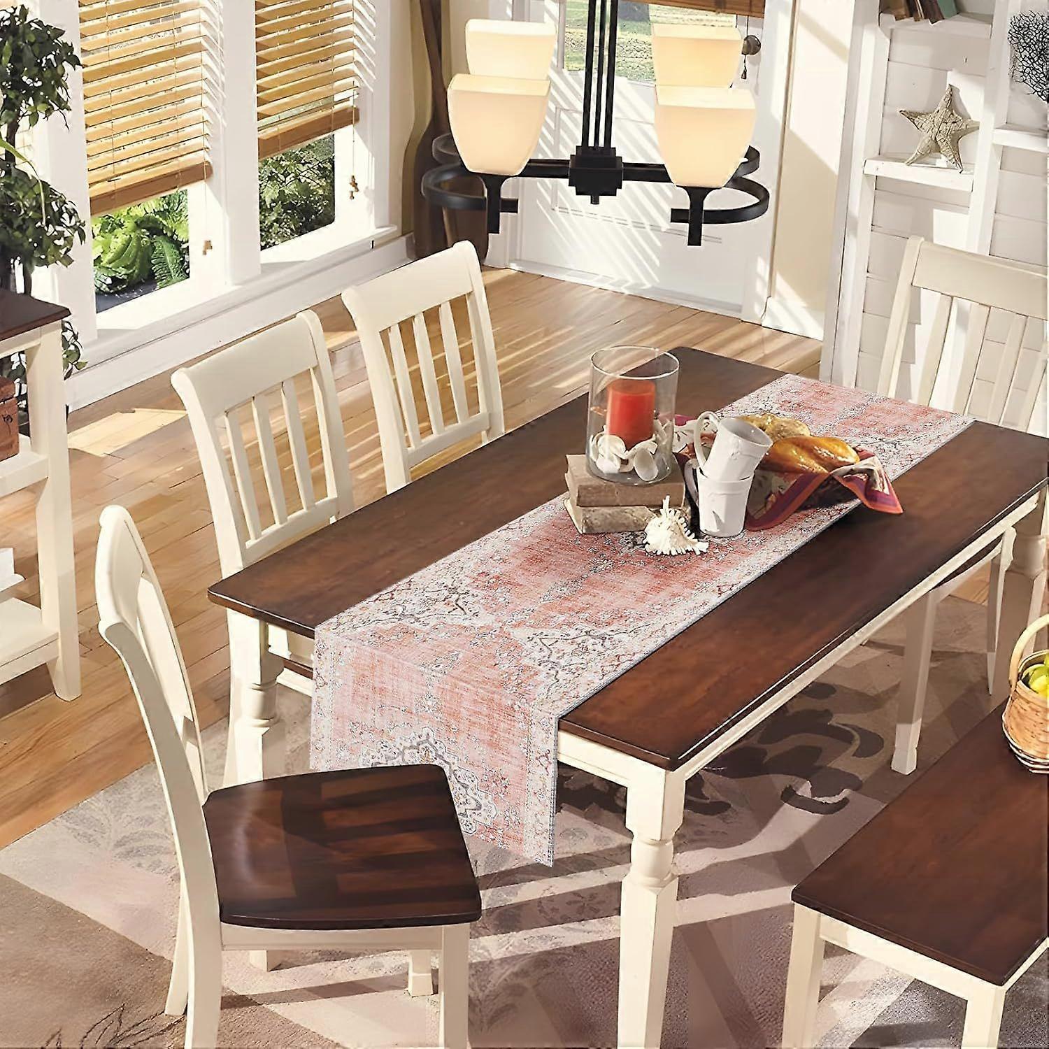 Table Runner Bohemian Table Runner Vintage Elegant Farmhouse Table Centerpiece