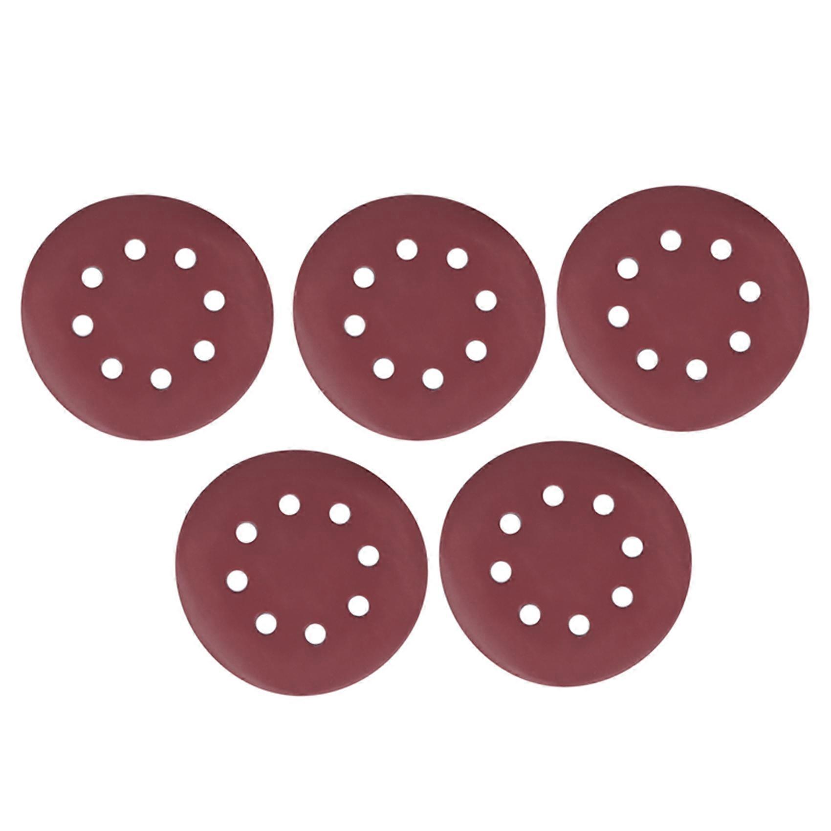 25pcs 5 Polegadas 125mm 8 Lixa furar 800 1000 1200 1500 2000 Grit
