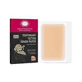El corrector invisible cubre tatuajes e imperfecciones; es resistente al agua, fino, suave y se adhiere bien a la piel.