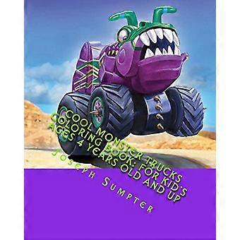 Cooles Monster Trucks Malbuch: Für Kinder ab 4 Jahren