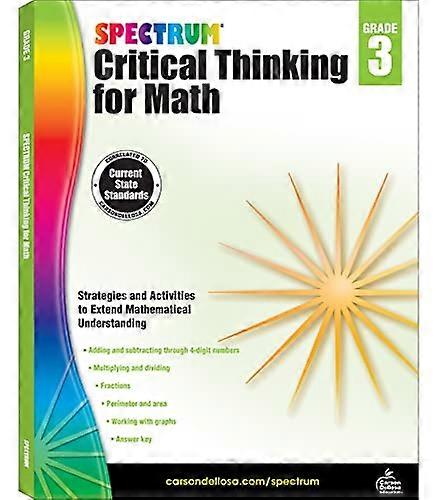 Spectrum Critical Thinking for Math, Grade 3 (Spectrum)