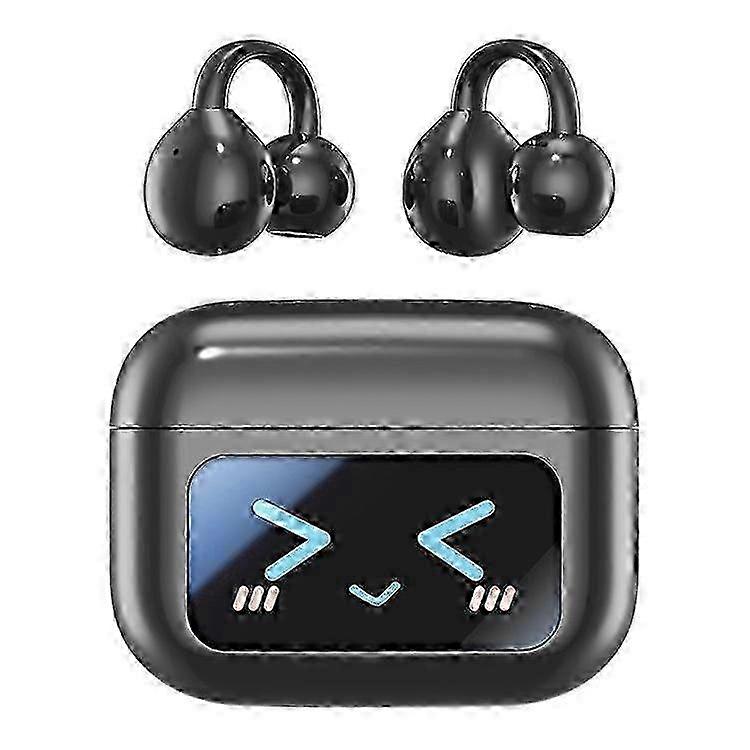 M100 Wireless Headphone Bluetooth-Compatible Headset Clip On Earbuds with Screen
