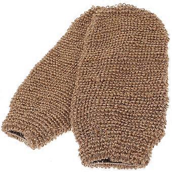 Exfoliating Gloves 2 Pack for Deep Skin Cleansing and Gentle Body Massage, Reusable Shower Gloves